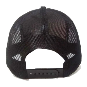 Boné Trucker Preto e Amarelo Hardvision - Artesanato e Personalizados