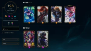 Conta de LOL com email e 198 skins