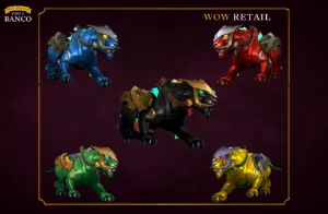 Montarias Wow - PACK de 5 Panteras - Blizzard