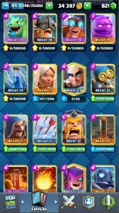 Conta Clash Royale │ 12 Cartas Lvl 14 │ 6546 Troféus