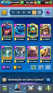 Conta Clash Royale │ 12 Cartas Lvl 14 │ 6546 Troféus