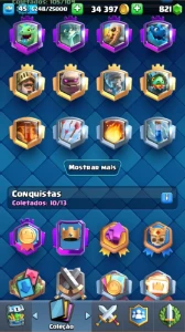 Conta Clash Royale │ 12 Cartas Lvl 14 │ 6546 Troféus