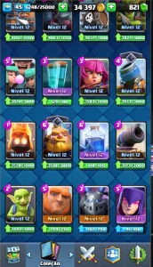 Conta Clash Royale │ 12 Cartas Lvl 14 │ 6546 Troféus
