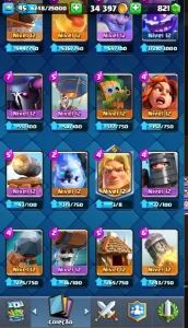 Conta Clash Royale │ 12 Cartas Lvl 14 │ 6546 Troféus