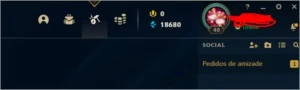 CONTA SMURF D4 MAIN SUPORTE 60% DE WIN - League of Legends LOL