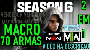 Macro Warzone 3 + Mw 2 - Mouses Logitech (Vitalicio) - Call of Duty COD