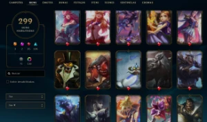 Conta de league of legends (lol) no valor de 2450