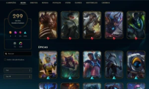 Conta de league of legends (lol) no valor de 2450