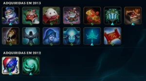 Conta do LoL de 2012 com todos os champions, mais de 240 ski - League of Legends