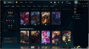 Conta 202 skins all champions and mt mais. - League of Legends LOL
