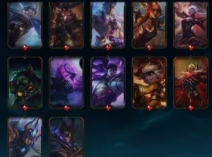 Conta LOL nv 224, Pltna 5, único dono, 317 Skins. - League of Legends