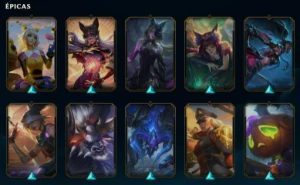 Conta LOL nv 224, Pltna 5, único dono, 317 Skins. - League of Legends