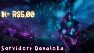 [DEVALOKA] R$5,00 = 1k GOLD NEW WORLD