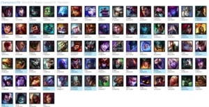 CONTA 80 CHAMPS - League of Legends LOL