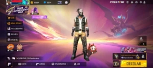 Conta FF LVL 15 +300 Dimas +Pacote Rei Caveira +Troca Nick - Free Fire