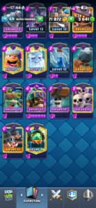 Nível 64 /10.803 Troféus /18 Cartas Evo /5 Cartas Nível 15 - Clash Royale