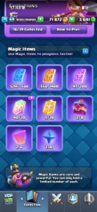 Nível 64 /10.803 Troféus /18 Cartas Evo /5 Cartas Nível 15 - Clash Royale