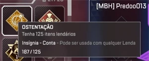 Conta herança wattson - Apex Legends
