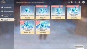 AR55 KLEE, XIAO,GANYU E MAIS 14 5* EULA GARANTIDA - Genshin Impact