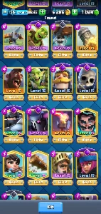 Conta de Clash Royale