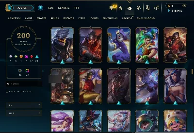 Conta De Lol Com Muita Skin Level 562 - League of Legends