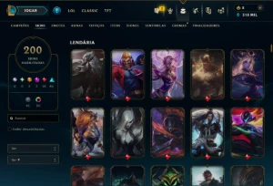 Conta De Lol Com Muita Skin Level 562 - League of Legends