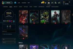 Conta De Lol Com Muita Skin Level 562 - League of Legends