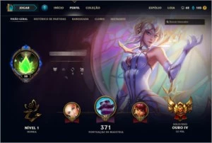 Conta League of Legends Ouro LV 50 LOL
