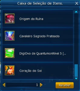 🔥 [La-Omega] Vendo Caixa De Seleção U 🔥 - Digimon Masters Online DMO