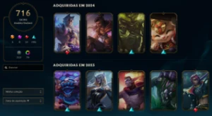 Conta league of Legends MMR Alto ! LOL