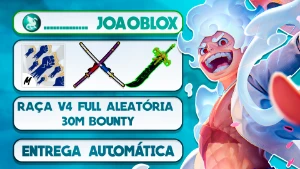 💀 Blox Fruits > 30M Bounty + Raça V4 Full Aleatória + Cdk - Roblox