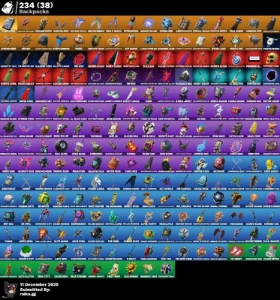 Conta ikonik, primeiro envelopamento do jogo e picareta fncs - Fortnite