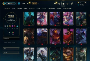 Unranked com TODOS os champs e 255 Skins ( MAIN ADC ) - League of Legends LOL