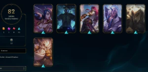 CONTA LOL - LVL 222 - 125 Champions - 82 Skins - League of Legends