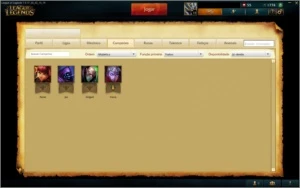 Conta lol lvl 15 +4 Campeões + 1700 ip +2 Skins - League of Legends