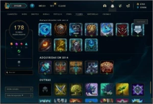 Conta lol, 1kkk de maestria com Talon e 4.7k de rp - League of Legends