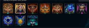 Conta lol, 1kkk de maestria com Talon e 4.7k de rp - League of Legends
