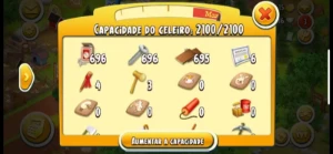 Hay Day ; Conta para expansão de silo LVL 42+1KK (2.1K ITEM)