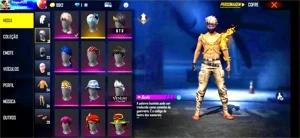 Conta Top com 299 Diamantes - Free Fire