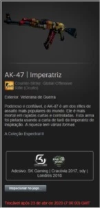 Ak-47 Imperatriz/ mais barato que na Steam - Counter Strike CS