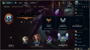 CONTA DIAMANTE 3 COM TODOS OS CAMPEÕES. - League of Legends LOL