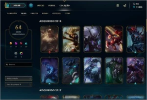 CONTA DIAMANTE 3 COM TODOS OS CAMPEÕES. - League of Legends LOL