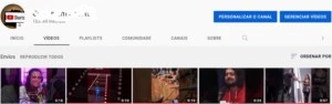 Canal no Youtube com 15 mil inscritos - Social Media