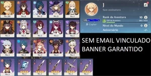 Conta reroll com Hutao+Jean - Genshin Impact