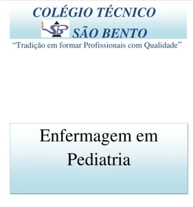 Enfermagem em  Pediatria - Outros