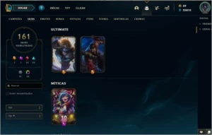 Conta LoL todos os campeões 161 skins - League of Legends