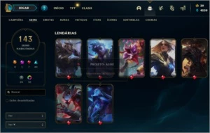 Conta de lol gold 3 - League of Legends