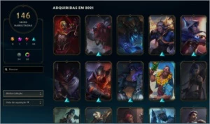 Conta de lol gold 3 - League of Legends