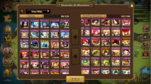 Vendo Conta Mid/Late game (Conta Desapego) 1 Nat5 Ld - Summoners War