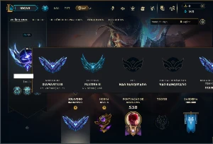 Diamante 3 com 140 Champs e 155 Skins ( MAIN JG )